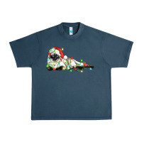 Midnight Navy christmas siamese cat Urban Heavy Tee - LillyAllenDesigns