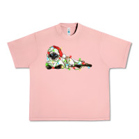 Salmon christmas siamese cat Urban Heavy Tee - LillyAllenDesigns