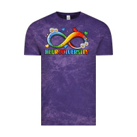 Cloud Purple neurodiversity Vintage Tee - LillyAllenDesigns