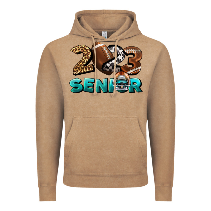American Football Senior 2023 Vintage Hoodie by BundleAndBundleShop | Teevron