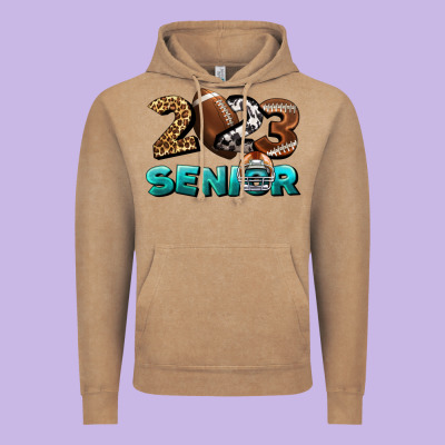 American Football Senior 2023 Vintage Hoodie Designed By Bundleandbundleshop
