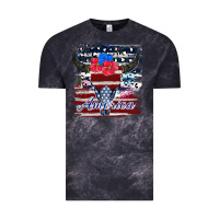 Cloud Black bull skull america Vintage Tee - JahusDesignShop