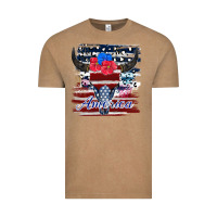 Vintage Coffee bull skull america Vintage Tee - JahusDesignShop