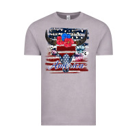 Vintage Zinc bull skull america Vintage Tee - JahusDesignShop