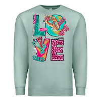 Seafoam love with nail elements bbs Premium Sweatshirt - BundleAndBundleShop
