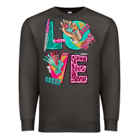 Smoke love with nail elements bbs Premium Sweatshirt - BundleAndBundleShop