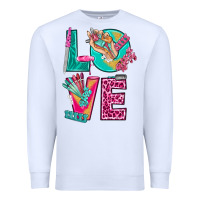 White love with nail elements bbs Premium Sweatshirt - BundleAndBundleShop