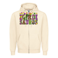 Mardi Saurus Zipper Hoodie | Teevron
