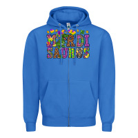 True Royal Mardi Saurus Zipper Hoodie - HowdyJamesFarm
