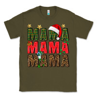 Army Green Christmas Mama Classic Tee - BundleAndBundleShop