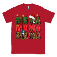 Red Christmas Mama Classic Tee - BundleAndBundleShop