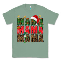 Sage Christmas Mama Classic Tee - BundleAndBundleShop