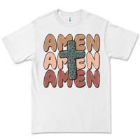 White amen Premium Tee - MaliasSmallBusiness