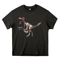 Asphalt Deinonychus Heavy Core Tee - LillyAllenDesigns