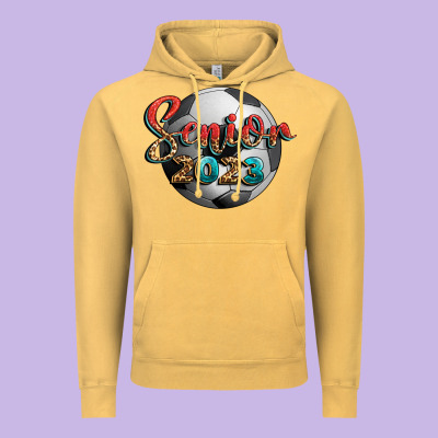 Soccer Senior 2023 Vintage Hoodie Designed By Bundleandbundleshop