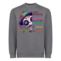 Storm You are braver than you think sugar skull Heavyweight Sweatshirt - NancyCooperArtShop