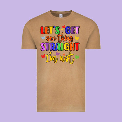 Celebrate Pride With Colorful Text Vintage Tee Designed By Lillyallendesigns