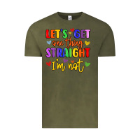Vintage Olive celebrate pride with colorful text Vintage Tee - LillyAllenDesigns
