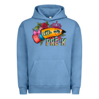 Pigment Pebble Blue little miss prek Urban Hoodie - CowhideDigitalArt