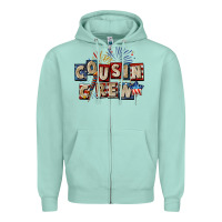 Seafoam Cousin crew 4th of july Zipper Hoodie - CowGirlArtShop