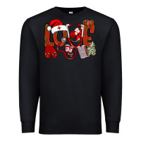 Black christmas love nurse bbs Premium Sweatshirt - BundleAndBundleShop