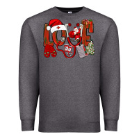 Charcoal Heather christmas love nurse bbs Premium Sweatshirt - BundleAndBundleShop