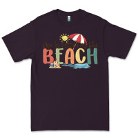 Plum life is better at the beach Premium Tee - MaliasSmallBusiness