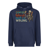 Navy coffee because murder is wrong bbs Heavyweight Hoodie - BundleAndBundleShop