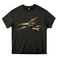 Asphalt Pteranodon Face Heavy Core Tee - LillyAllenDesigns
