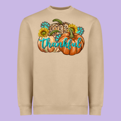 Thankful Heavyweight Sweatshirt Designed By Texasbilliewilder