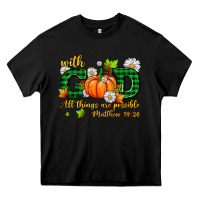 Black with god all things are possible Heavy Core Tee - AdoDesignShop