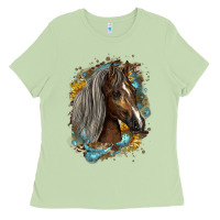 Matcha western tennessee horse Ladies Tee - LillyAllenDesigns