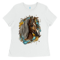 White western tennessee horse Ladies Tee - LillyAllenDesigns