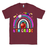 Burgundy 6 th grade Classic Tee - BundleAndBundleShop