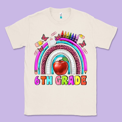 6 Th Grade Classic Tee Designed By Bundleandbundleshop