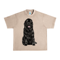French Oak newfoundland dog Urban Heavy Tee - LillyAllenDesigns