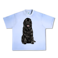 Grape Ice newfoundland dog Urban Heavy Tee - LillyAllenDesigns