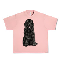 Salmon newfoundland dog Urban Heavy Tee - LillyAllenDesigns