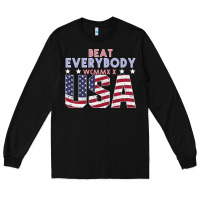 Black Usa Beat Everybody Long Sleeve Tee - Bettercallsaul