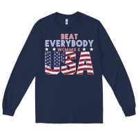 Navy Usa Beat Everybody Long Sleeve Tee - Bettercallsaul