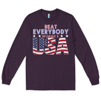 Usa Beat Everybody Long Sleeve Tee | Teevron