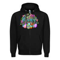 Black Easter Mama Happy Easter Day Zipper Hoodie - CowGirlArtShop