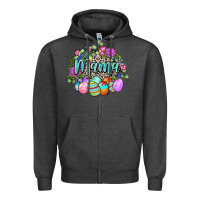 Charcoal Heather Easter Mama Happy Easter Day Zipper Hoodie - CowGirlArtShop