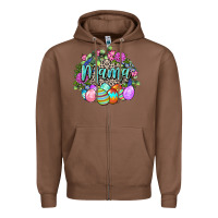 Chestnut Easter Mama Happy Easter Day Zipper Hoodie - CowGirlArtShop