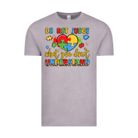 Vintage Zinc puzzle heart inclusivity message Vintage Tee - LillyAllenDesigns