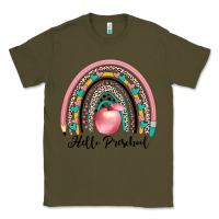 Army Green hello preschool Classic Tee - JahusDesignShop