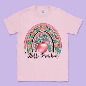 Hello Preschool Classic Tee Designed By Jahusdesignshop