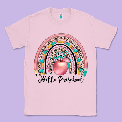 Hello Preschool Classic Tee Designed By Jahusdesignshop