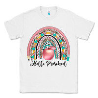 White hello preschool Classic Tee - JahusDesignShop