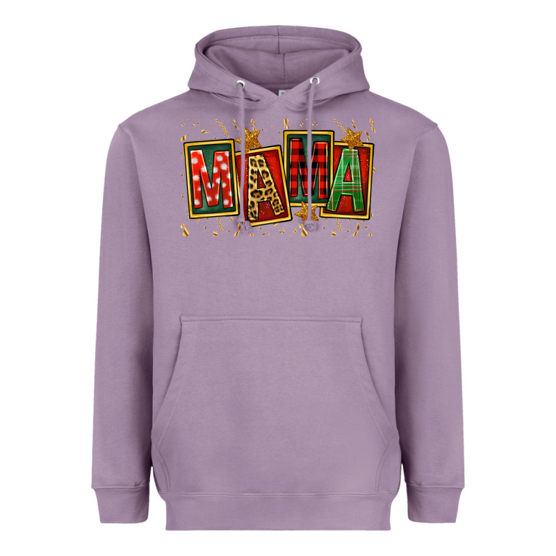 Mama Christmas Mother's Day Heavyweight Hoodie by FaDigitalArtStudio | Teevron